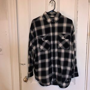 oversized flannel with pockets